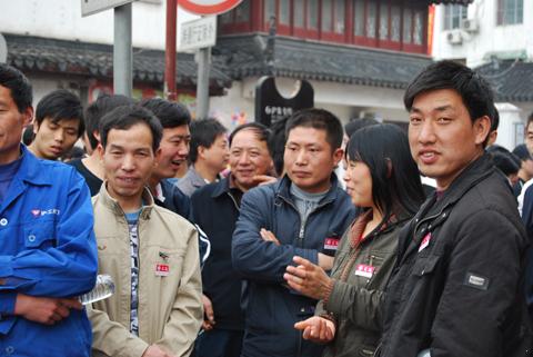 上海沪工阀门厂古镇朱家角户外旅游（图4）