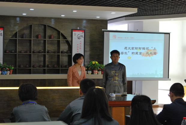 嘉定道德讲堂在沪工阀门集团开讲图2