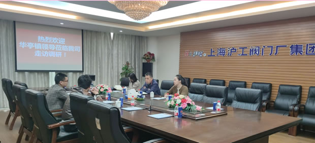 华亭镇镇长尹小兴一行莅临我司走访调研（图2）