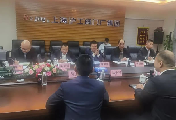 浙江省永嘉县政府考察团莅临我司考察指导工作（图1）